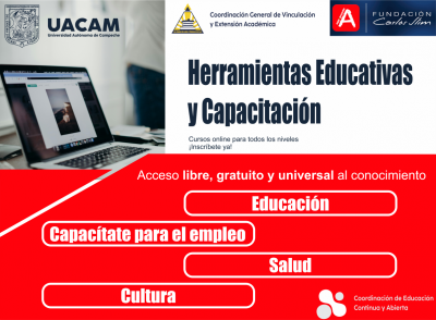 La Coordinación General de Vinculación y Extensión Académica, a través de la Coordinación de Educación Continua, te invita a consultar la plataforma gratuita "Aprende" de la Fundación Carlos Slim