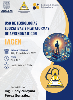 Curso "Uso de tecnologías educativas y plataformas de aprendizaje con IAGen"