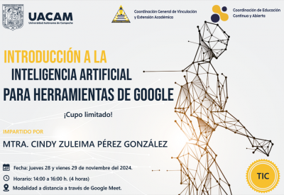 Curso "Introducción a la Inteligencia artificial para herramientas de Google"