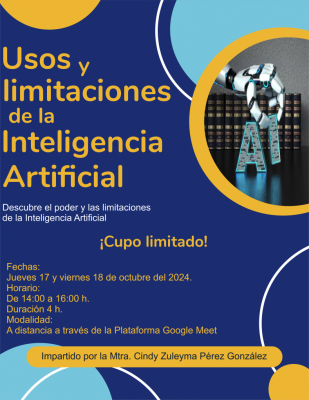 Curso "Usos y limitaciones de la Inteligencia artificial"