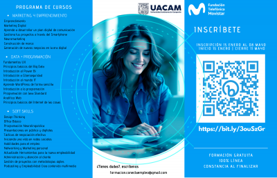 Oferta Formativa Enero - Mayo de la Fundación Telefónica Movistar