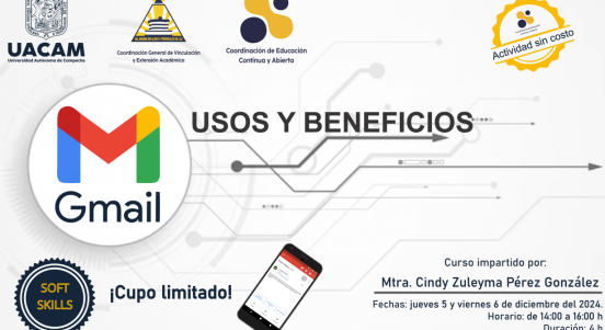 Curso "Usos y Beneficios del Gmail"